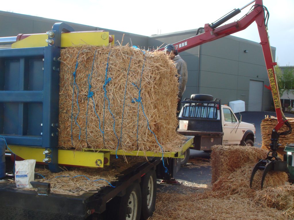 Square Bales of Woody Biomass